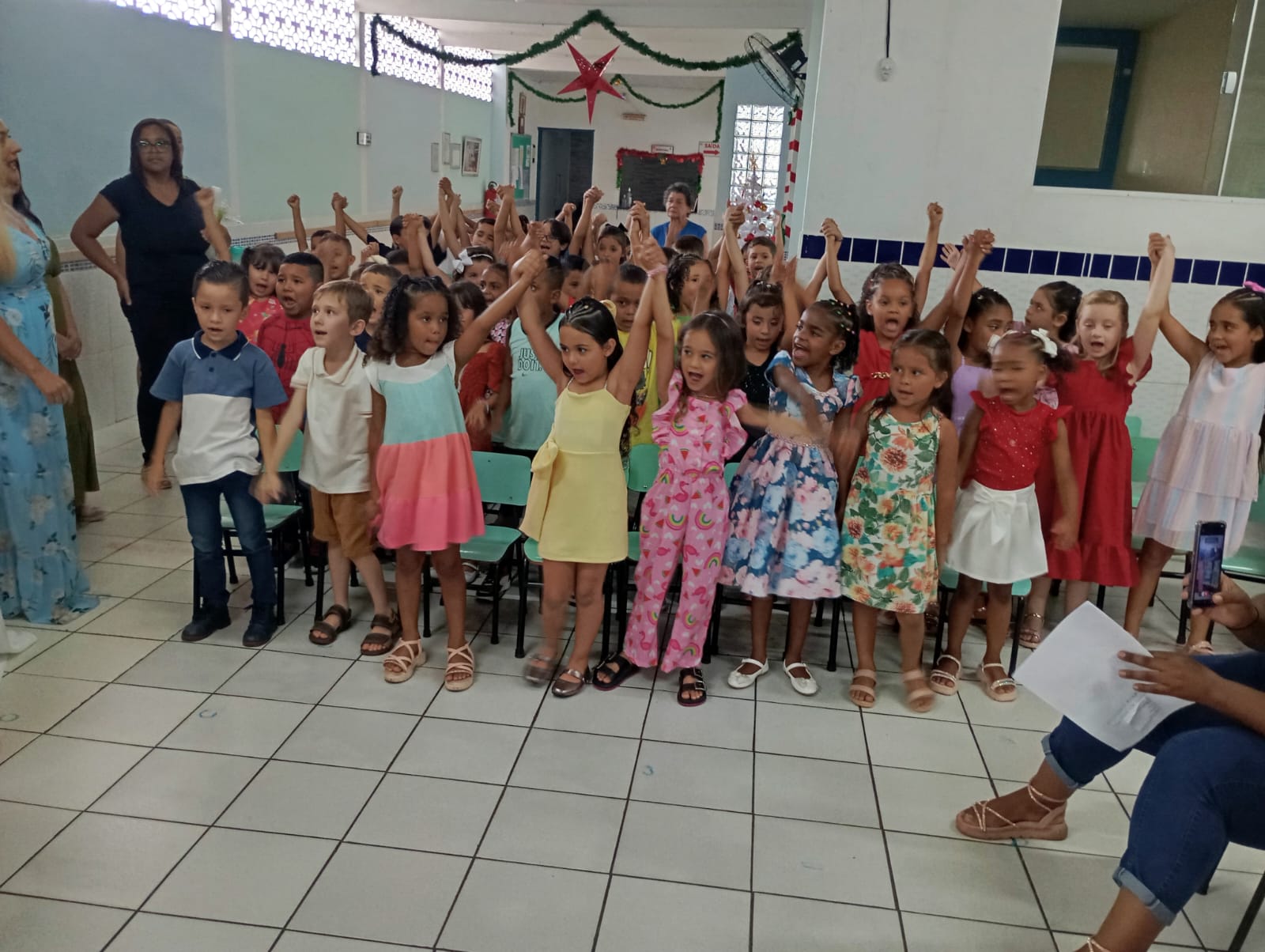 Apresentação de despedida da Educação Infantil