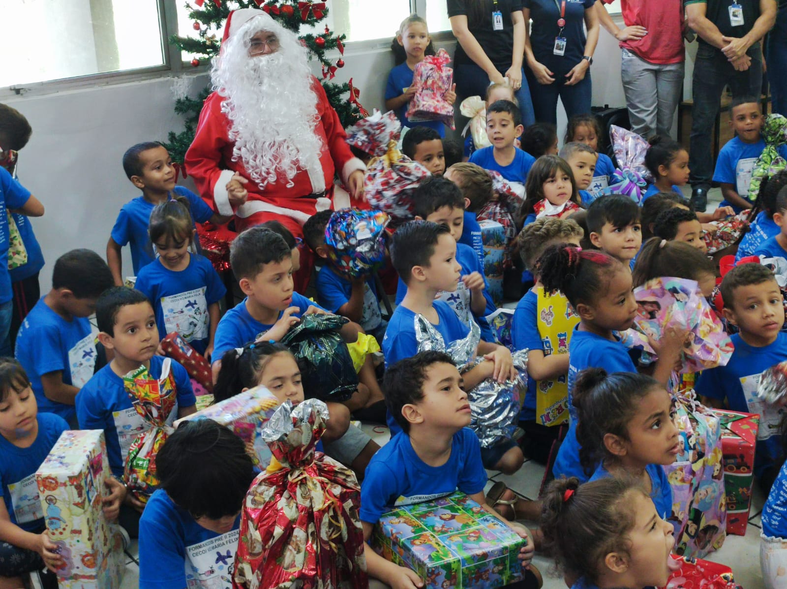 Ação de Natal na Empresa EATON