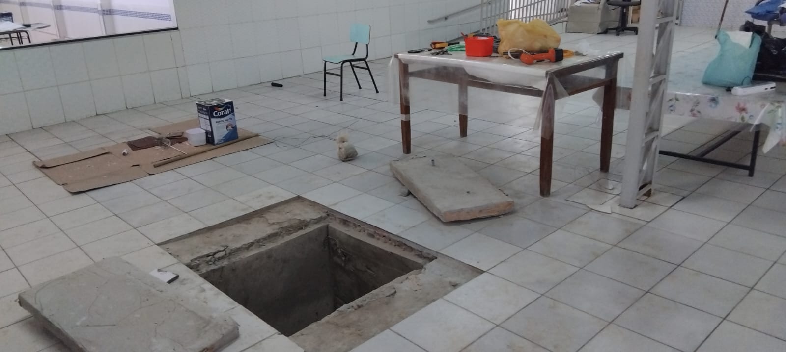 Manutenção Predial- Período de férias na Unidade Escolar