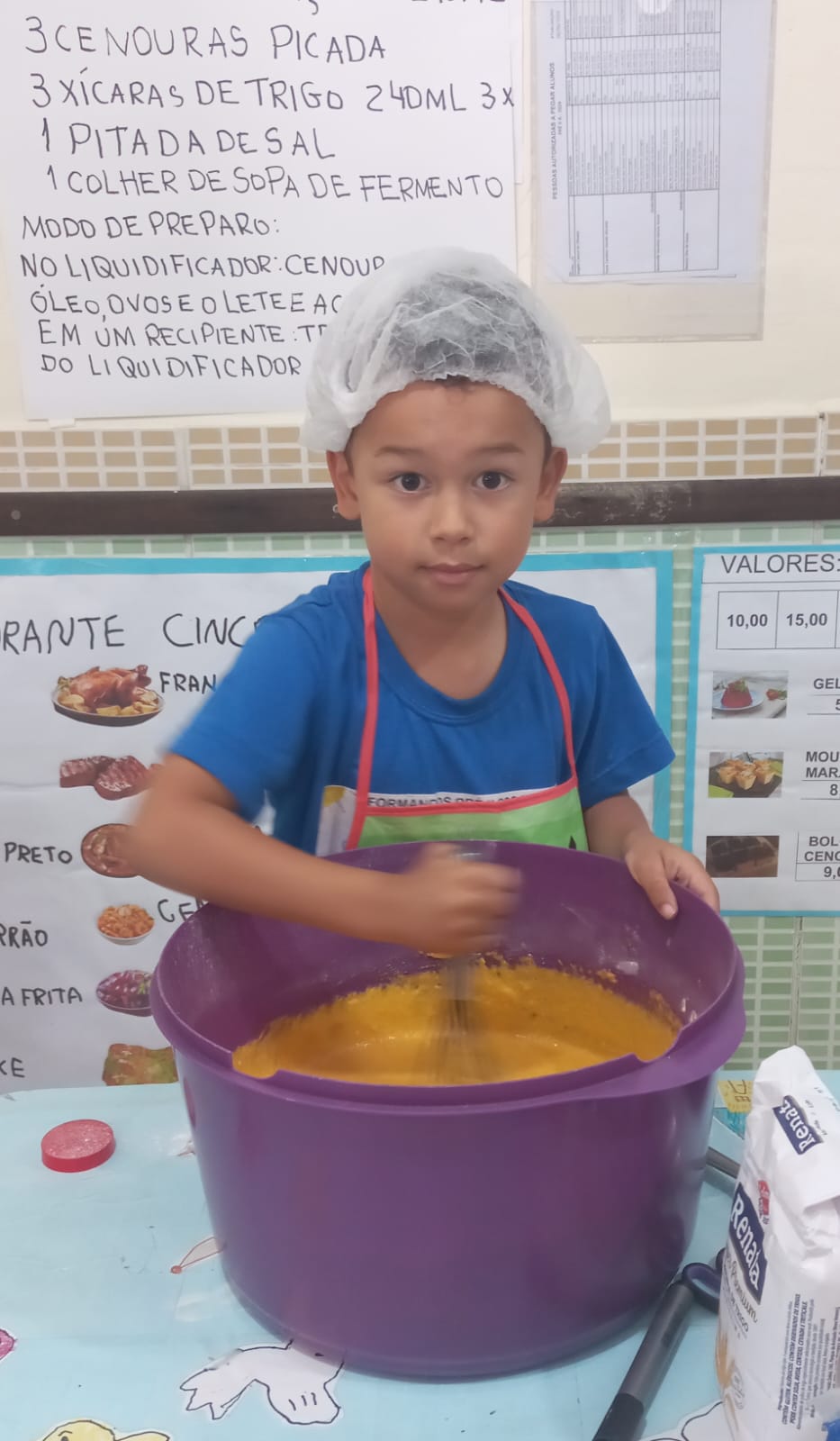 Ação de Culinária: trabalhando medidas e receitas