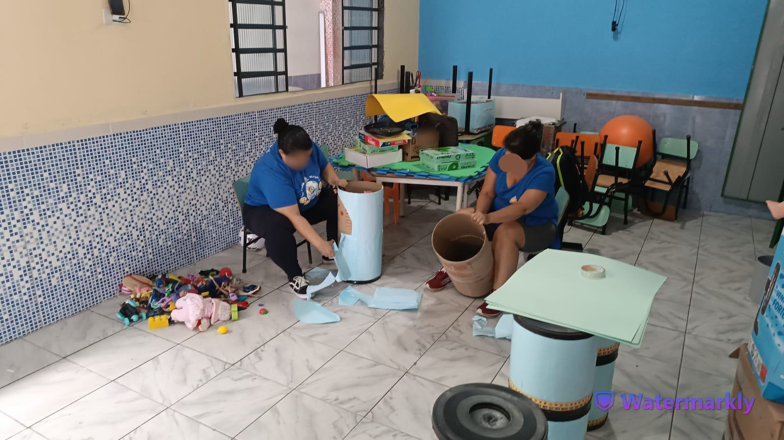 Organização dos espaços 2024 :Para retorno das crianças