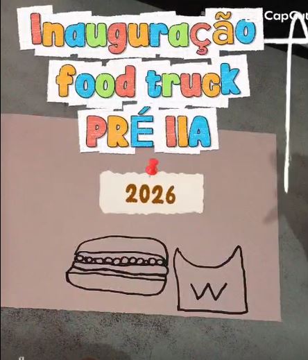 INAUGURAÇÃO FOOD TRUCK  PRÉ IIA PROFESSORA: SABRINA EDUCADORA: REGINA